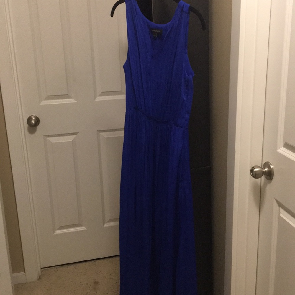 Banana republic blue maxi dress